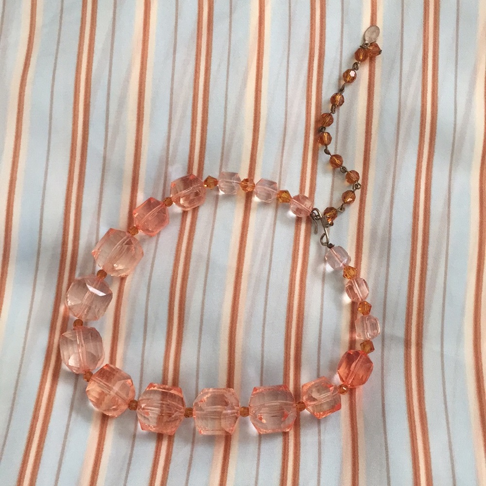 Tarina Tarantino orange choker necklace!
